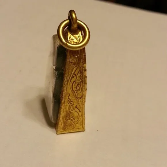 Rare Thai Vintage Phra Luang Pu Thuad Buddha Amulet - Wat Chang Hai, Pattani - Picture 3 of 7